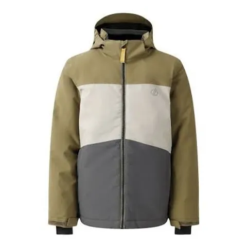 BRAND NEW DARE2BE KIDS' SEND IT! SKI JACKET IN OLIVE & ABST SIZE 11/12 YEAR