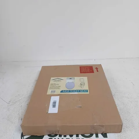OPTIMAL PRODUCTS MDF TOILET SEAT PLAIN STRIPE 18" BOXED