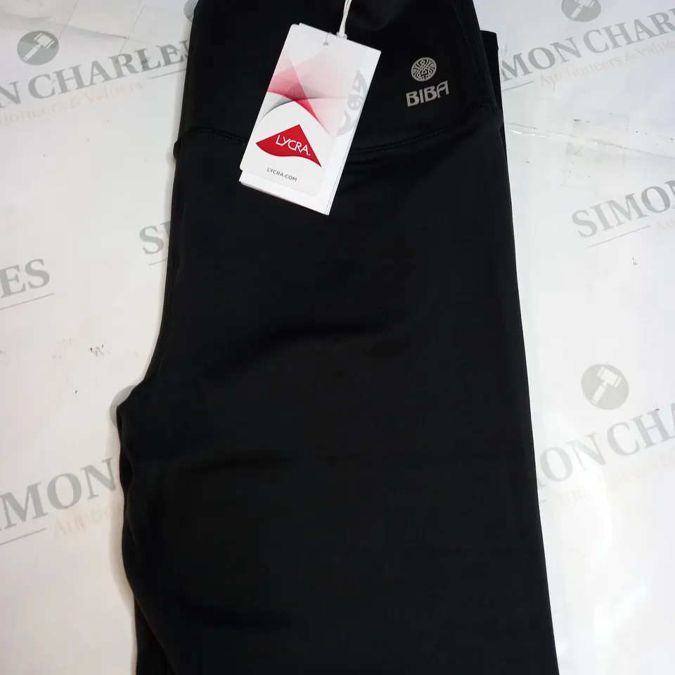 BIBA ACTIVE 7/8 LEG LD21 PANTS IN BLACK SIZE 10 (S)