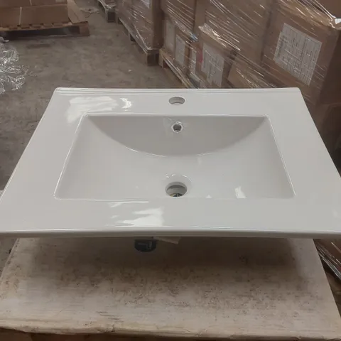 BOXED SAKER STONE CERAMIC BASIN - 600 x 500MM