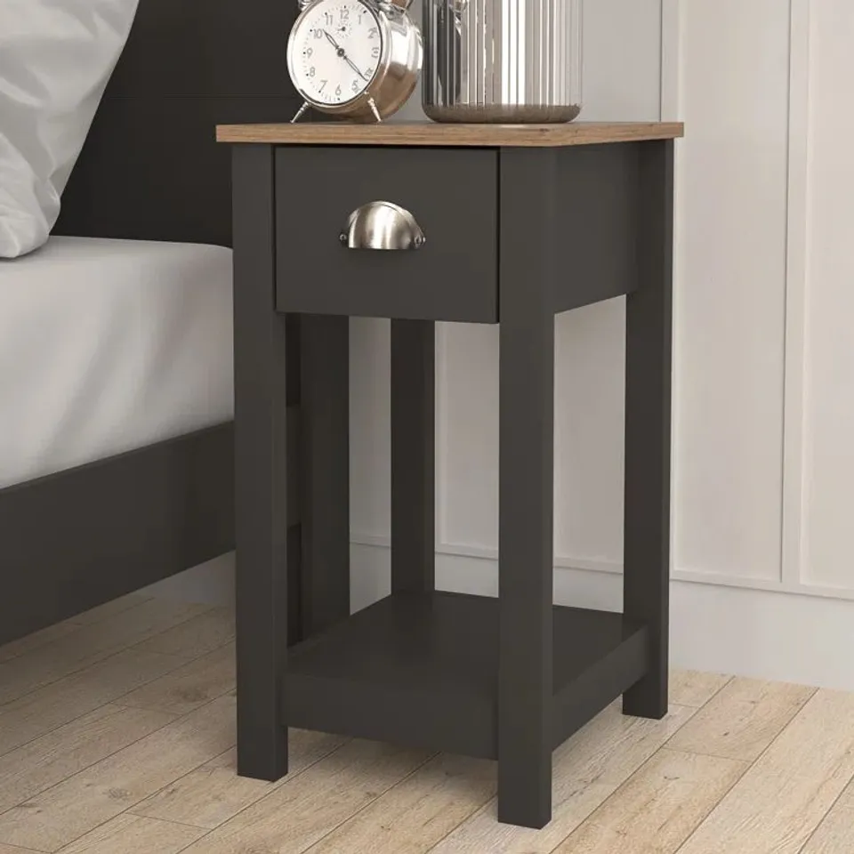 BOXED AABAS BEDSIDE TABLE (1 BOX)