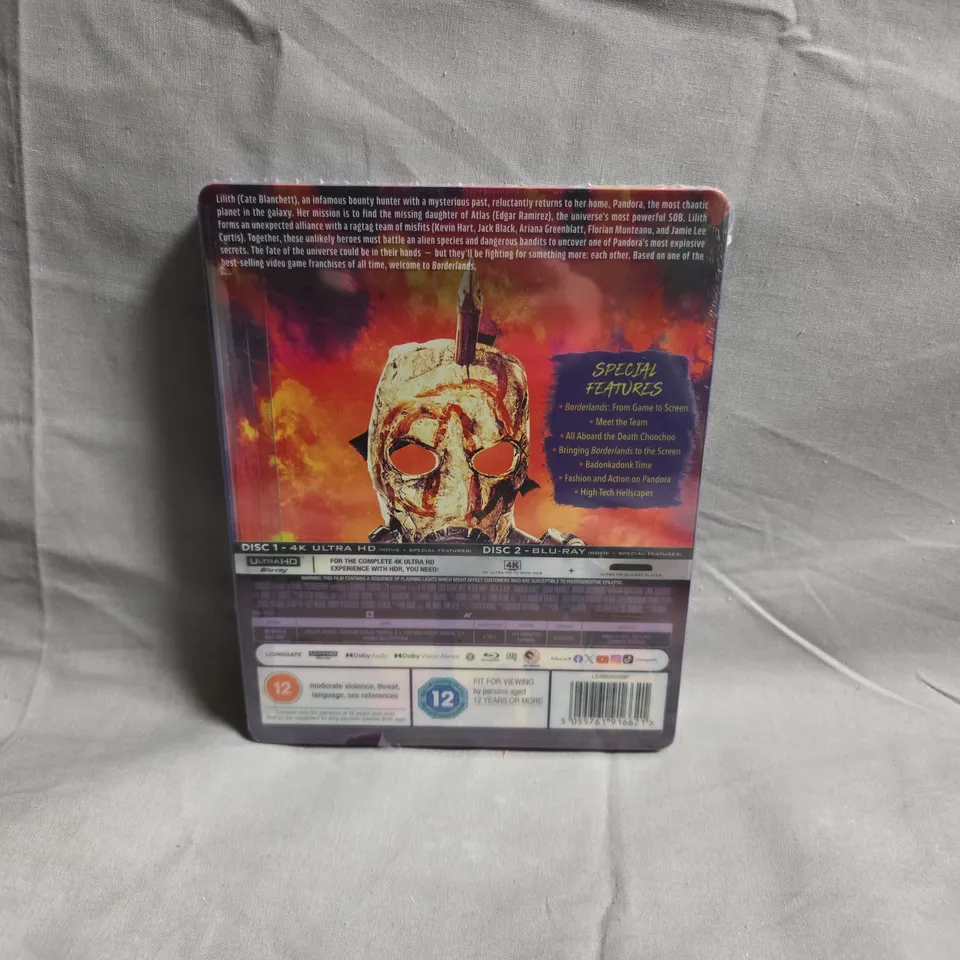SEALED BORDERLANDS 4K ULTRA HD BLU-RAY + BLU-RAY – TWO-DISC SET