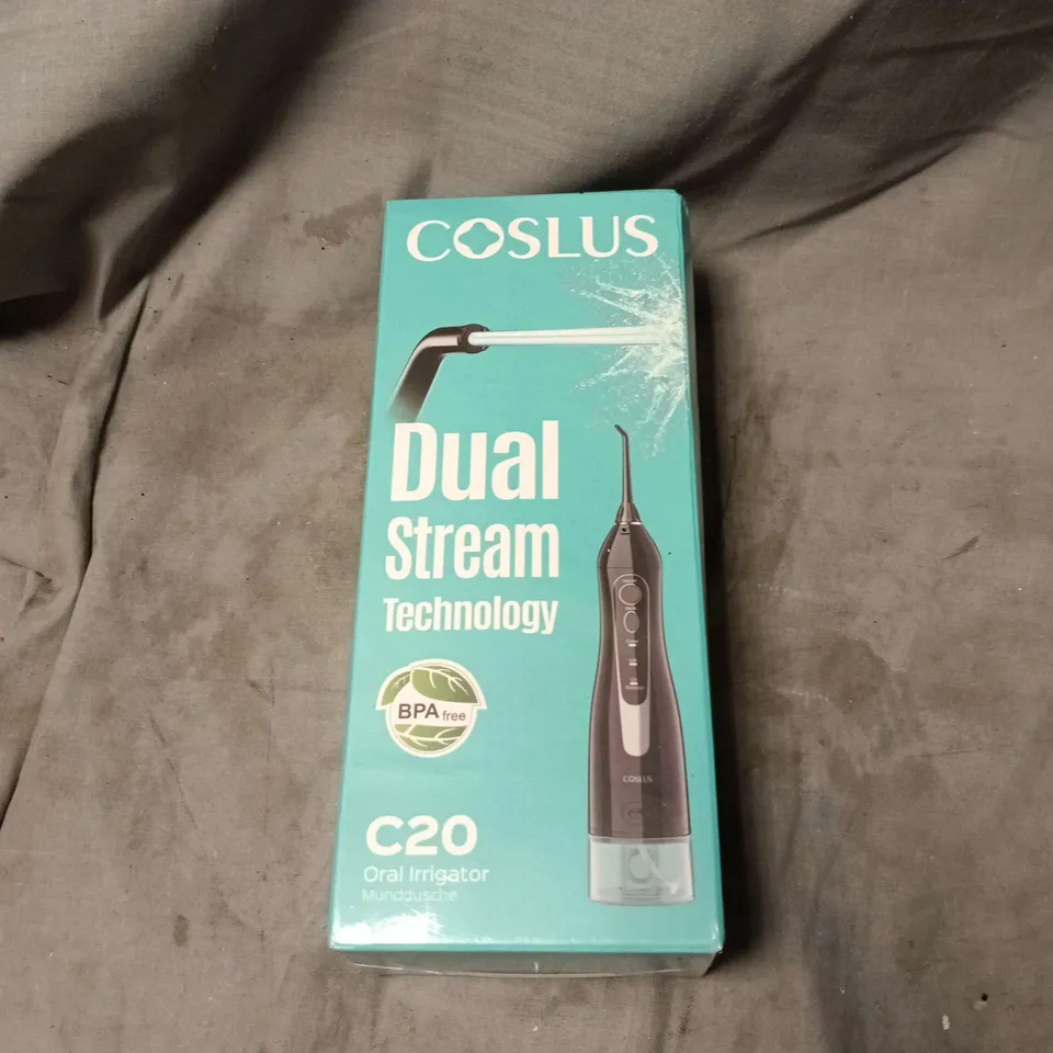 COSLUS DUAL STREAM TECHNOLOGY C20 ORAL IRRAGATOR. SEALED