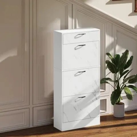 BOXED FLIP-DOWN SHOE CABINET 