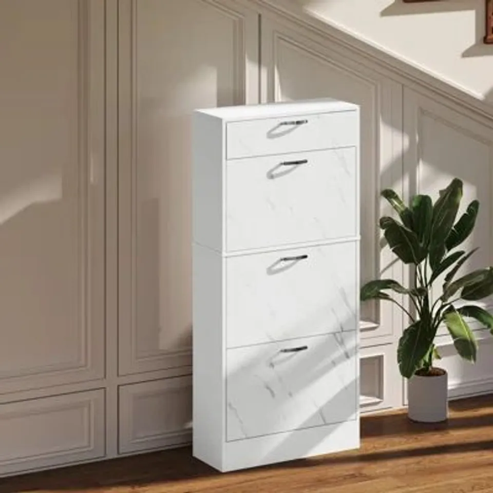 BOXED FLIP-DOWN SHOE CABINET 