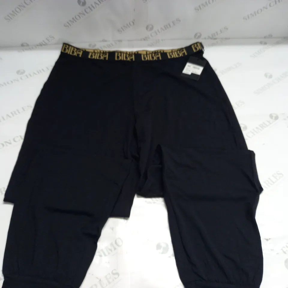 BIBA SOFT COT JOGGERS - BLACK 16