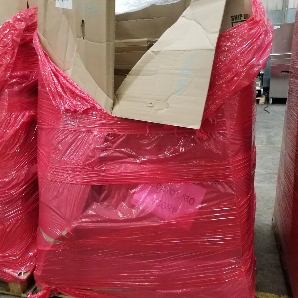 PALLET OF ASSORTED PRODUCTS INCLUDING MASSAGE TABLE, COOKER HOOD, RELAXATION FOOT SPA, FOLDING SIDE TABLE