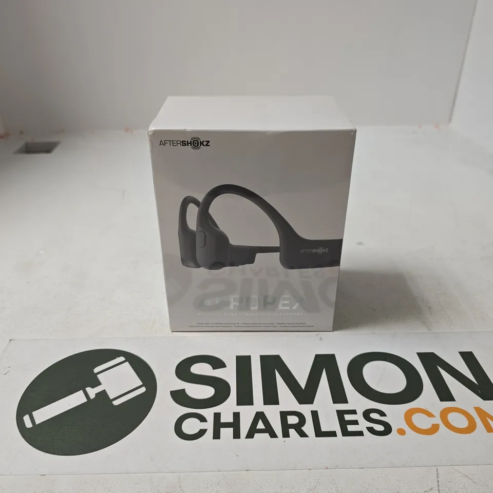 BOXED AND SEALED AFTERSHOKZ AEROPEX WIRELESS BONE CONDUCTION HEADPHONES