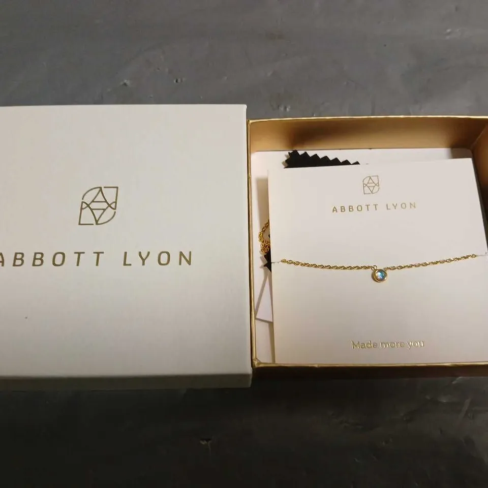 BOXED ABBOTT LYON CUSTOM NECKLACE 