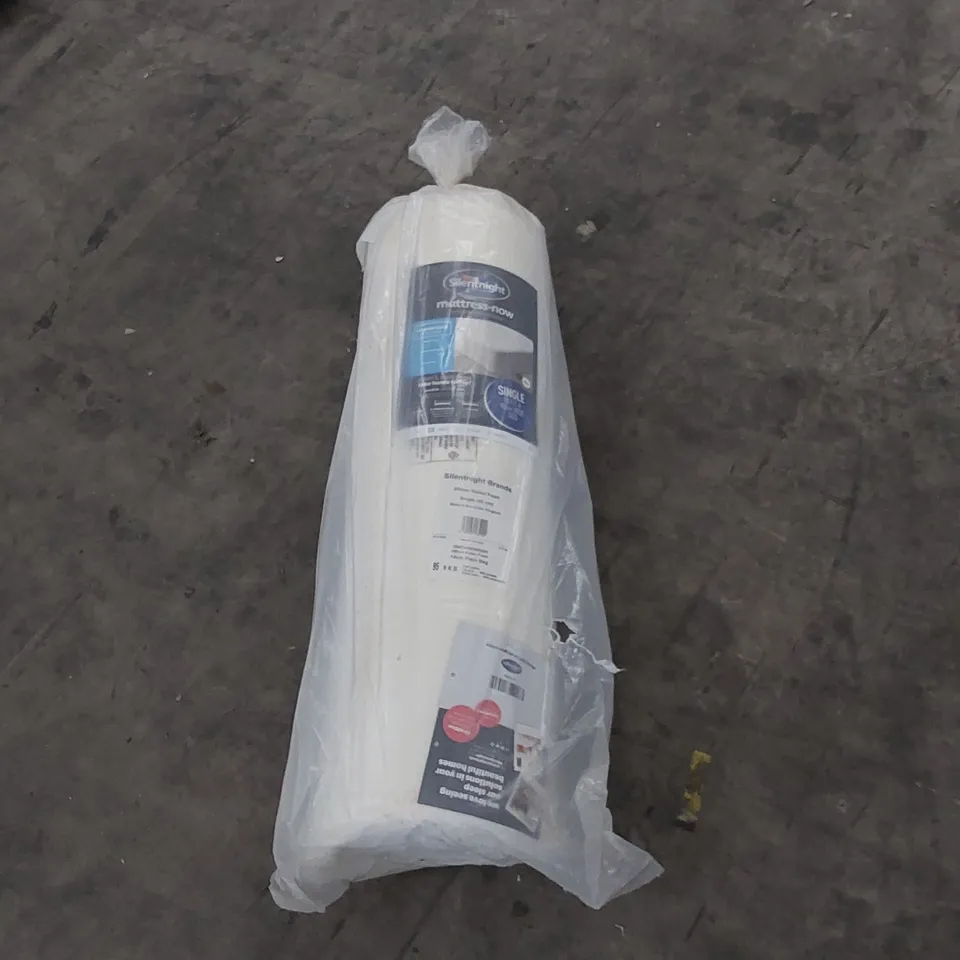 QUALITY BAGGED SILENTNIGHT ROLLED FOAM 90CM SINGLE MATTRESS