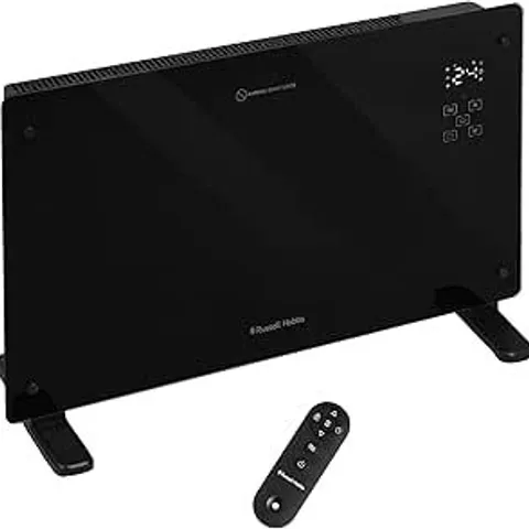 BOXED RUSSELL HOBBS GLASS PANEL ELECTRIC SMART HEATER 