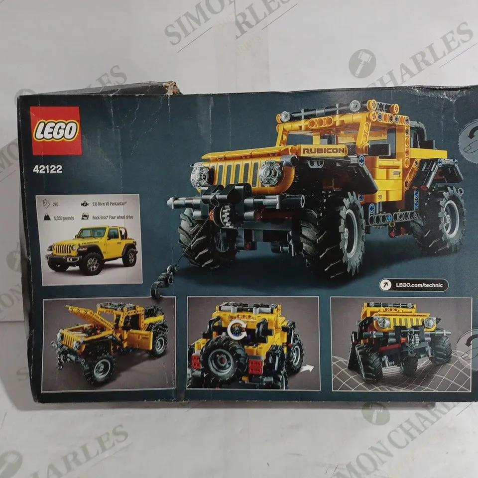 LEGO TECHNIC JEEP WRANGLER TOY CAR 