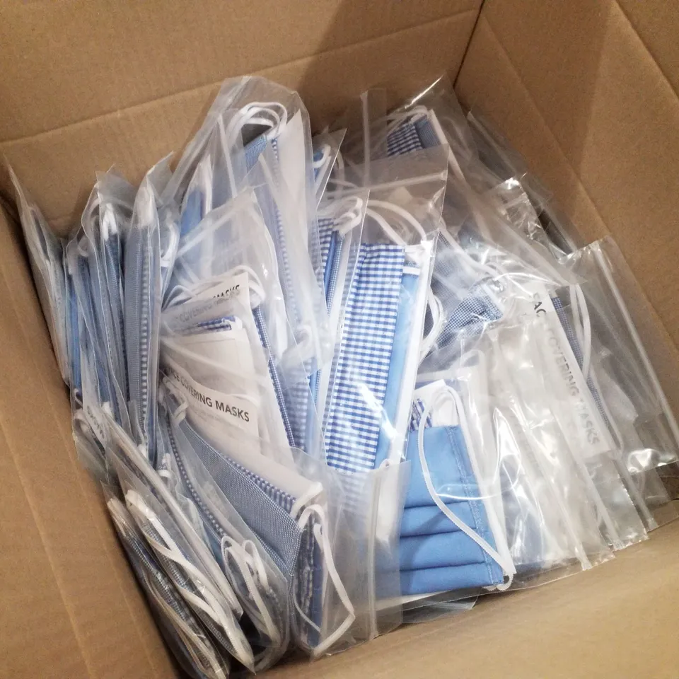 PALLET CONTAINING LARGE QUANTITY  OF ASSORTED FACE MASKS
