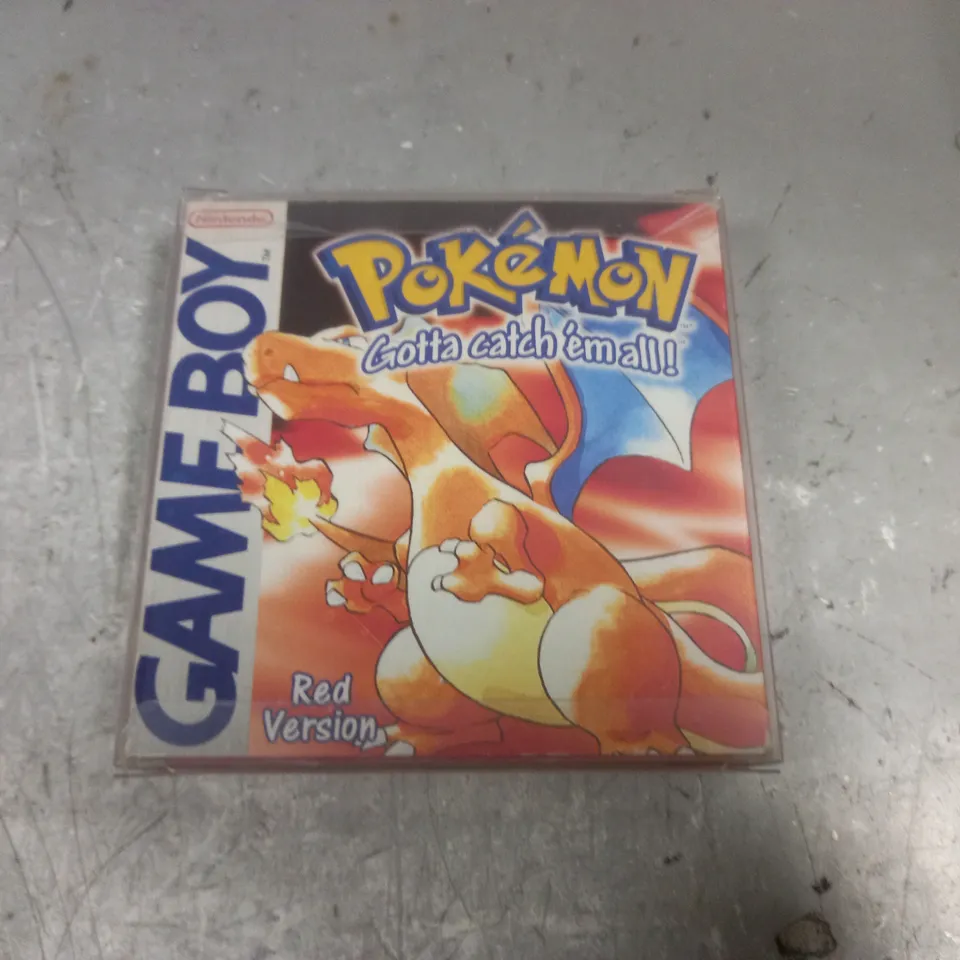 BOXED NINTENDO GAME BOY POKEMON GOTTA CATCH THEM ALL RED VERSION