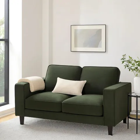 BOXED DUSK SOHO 2 SEATER SOFA - OLIVE (1 BOX)