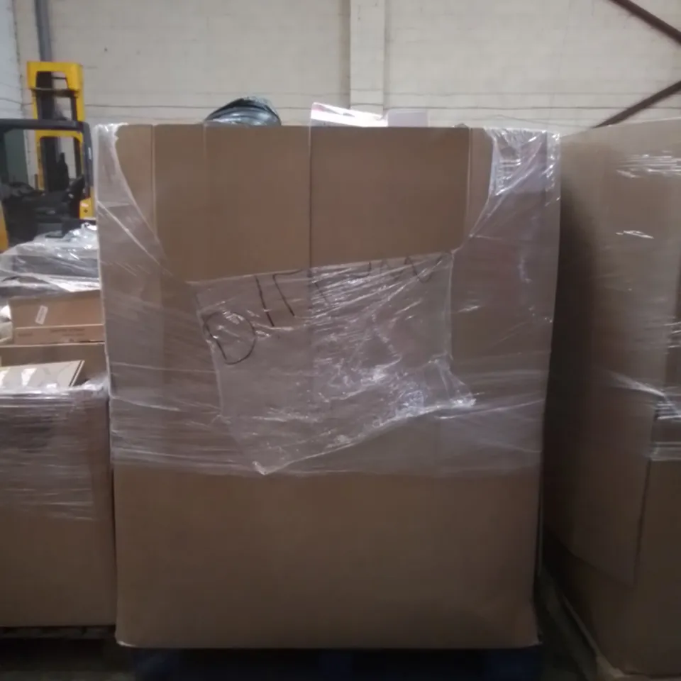 PALLET CONTAINING MIXED VARIETY OF SOFT ITEMS TO INCLUDE; MEMORY FOAM SEAT CUSHIONS,SUPERSOFT BEDROOM PILLOWS, LUXURY SOFT HEAD RESTS ETC