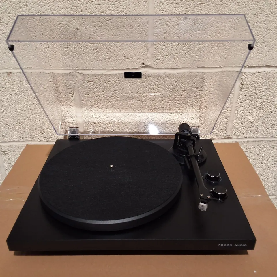 ARGON AUDIO MK2 TURN TABLE IN BLACK 