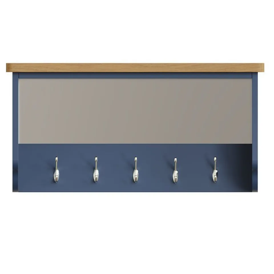 LEE WALL MOUNTED COAT RACK- BLUE