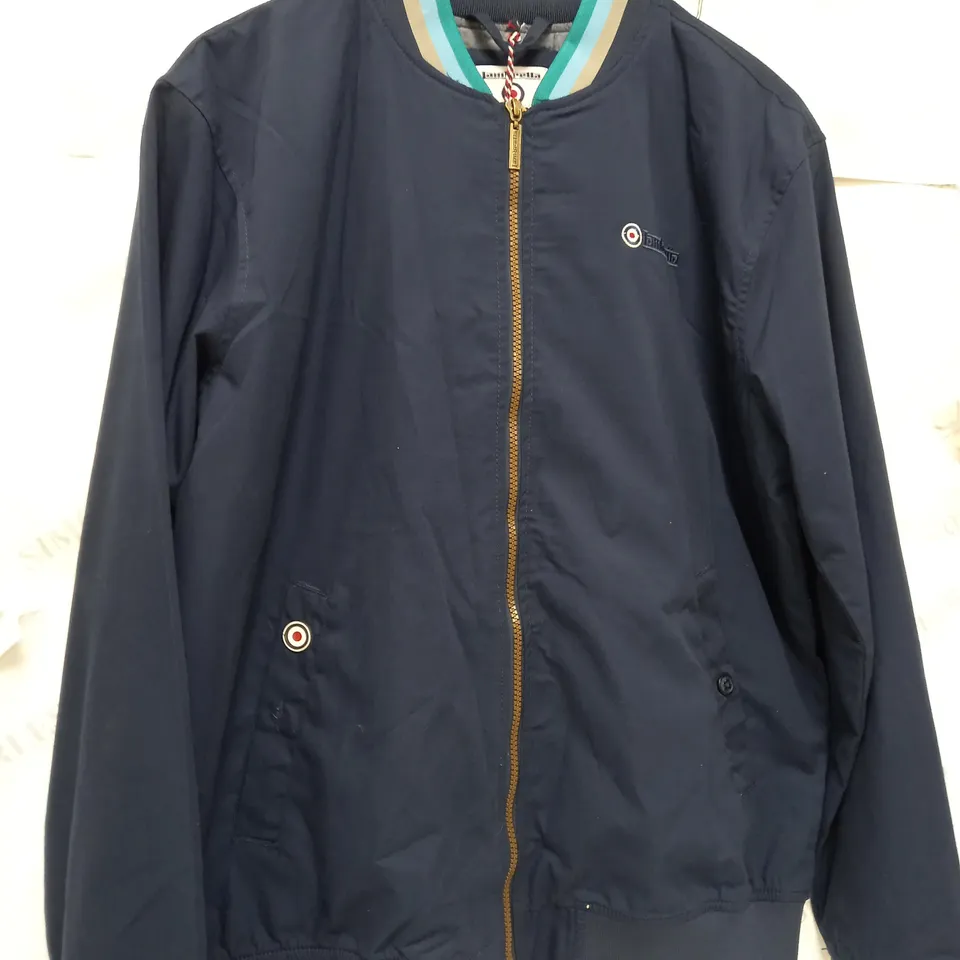 LAMBRETTA NAVY BLUE BOMBER JACKETS - SIZE LARGE