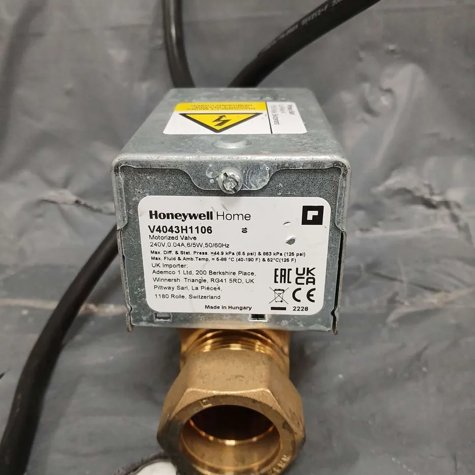 HONEYWELL HOME MOTORIZED VALVE V4043H1106