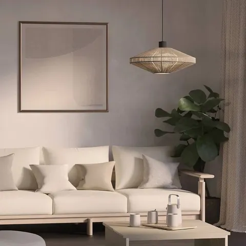 BOXED EGLO MIDSUMER TIMELESS FABRIC PENDANT LIGHT