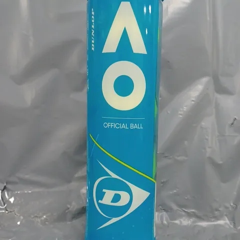 DUNLOP TUBE OF 4 AUSTRALIAN OPEN OFFICIAL BALLS