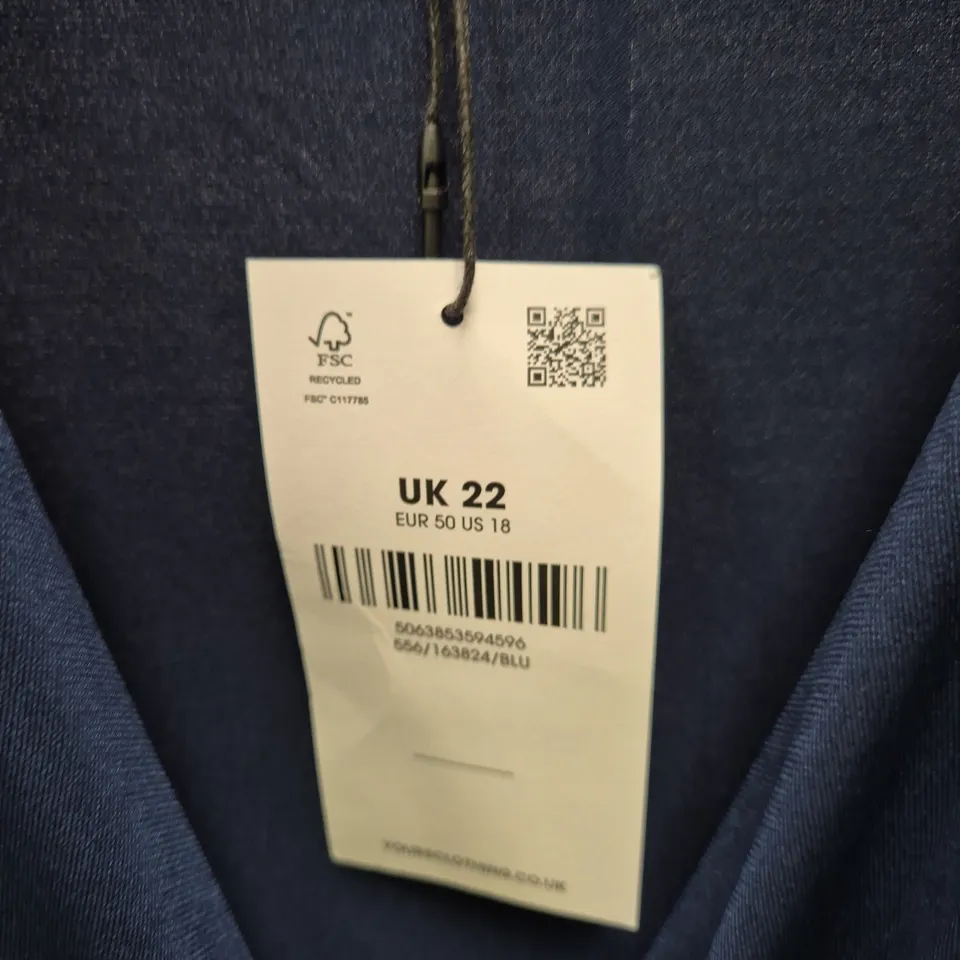 LONDON BLUE DRESS – UK 22 (EU 50 US 18) – WOMEN'S CLOTHING