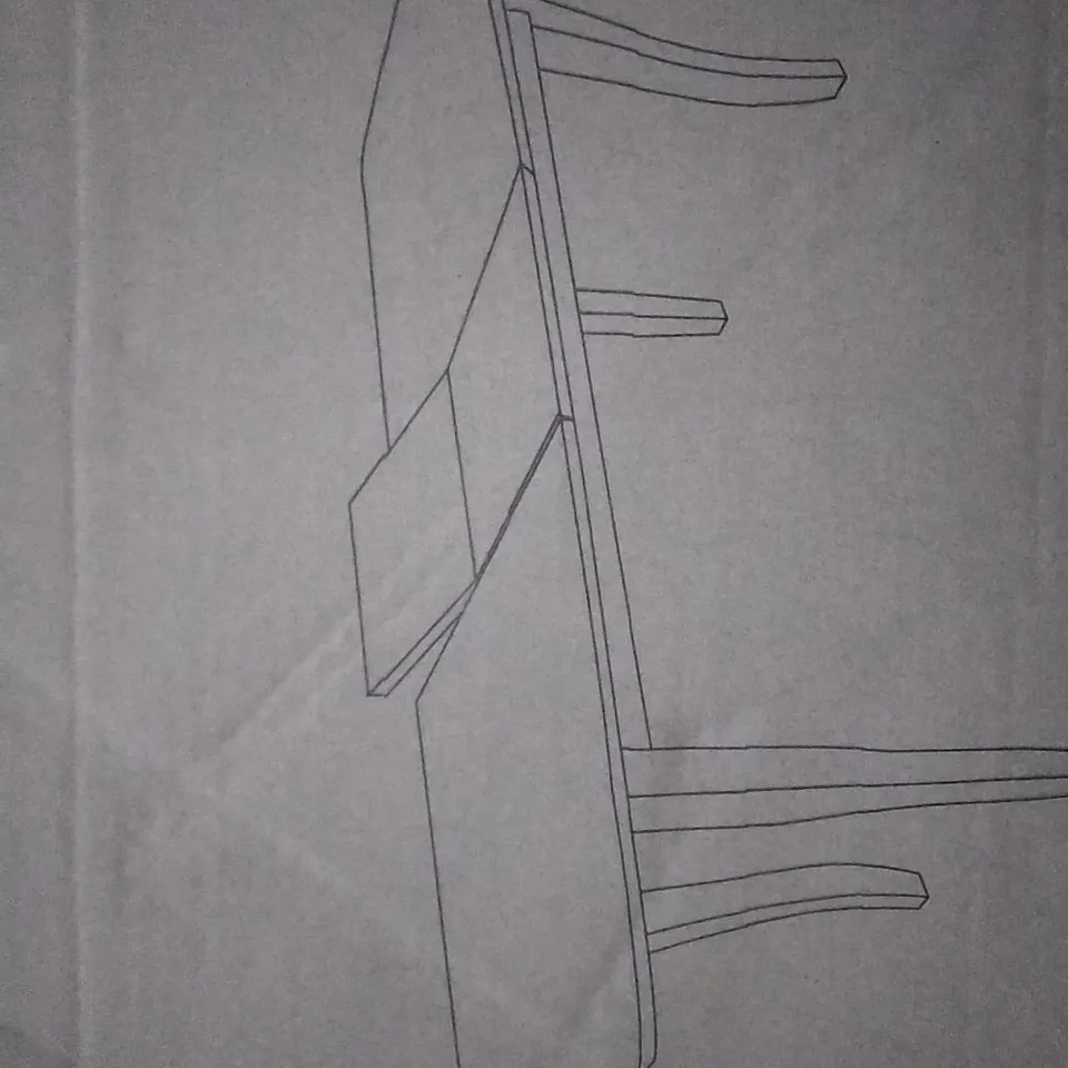 BOXED DAVENPORT EXTENDING DINING TABLE IVORY/OAK WITH 6 DINING CHAIRS IN WHITE IVORY -4 BOXES 