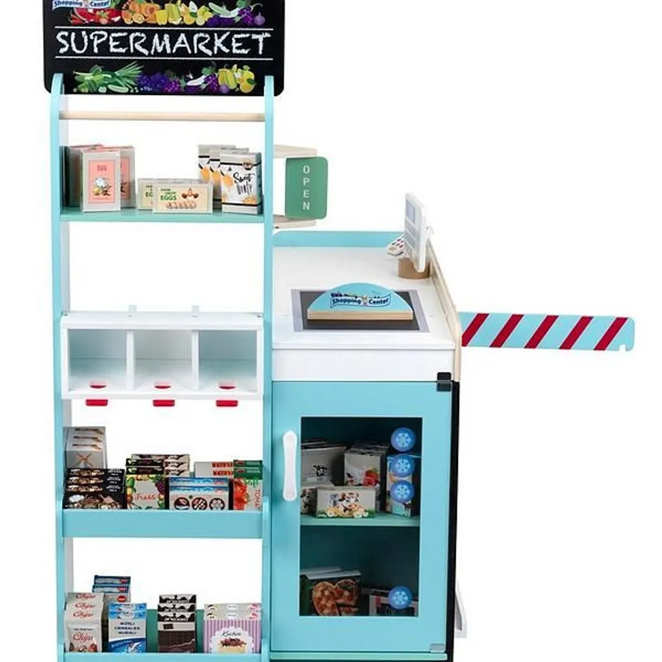 UNBOXED KLEIN SUPERMARKET WOODEN PLAYSET - COLLECTION ONLY 