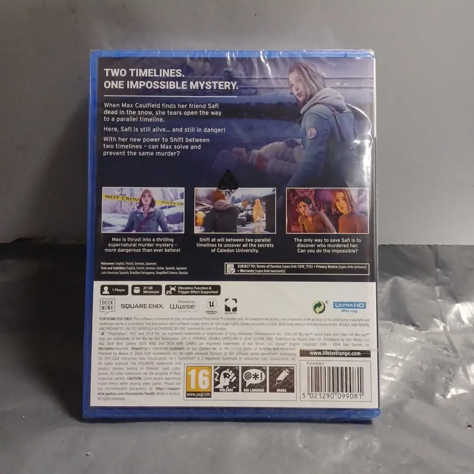 SEALED PLAYSTATION 5 LIFE IS STRANGE DOUBLE EXPOSURE 