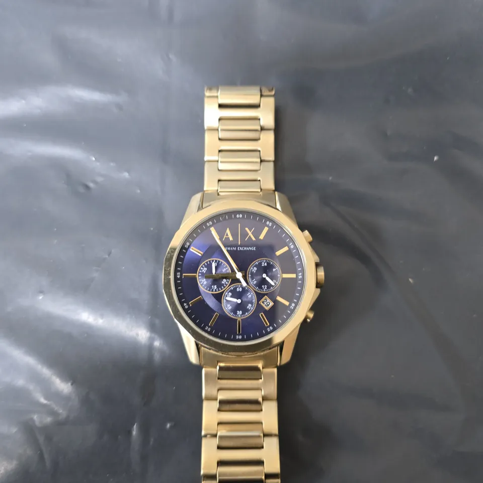 ARMANI EXCHANGE MEN'S CHRONOGRAPH, GOLD-TONE STAINLESS STEEL WATCH ONLY