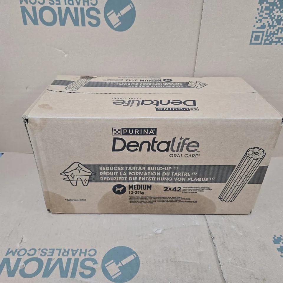 BOXED PURINA DENTALIFE ORAL CARE MEDIUM (2X42 STICKS)