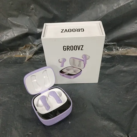 GROOVZ WIRELESS EARPHONES IN LILAC 