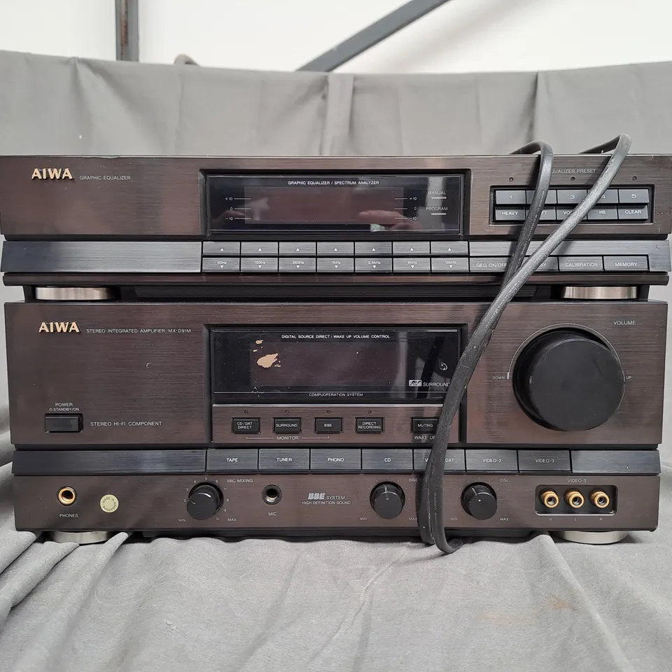 VINTAGE AIWA STEREO HIFI SYSTEM AMP TUNER 