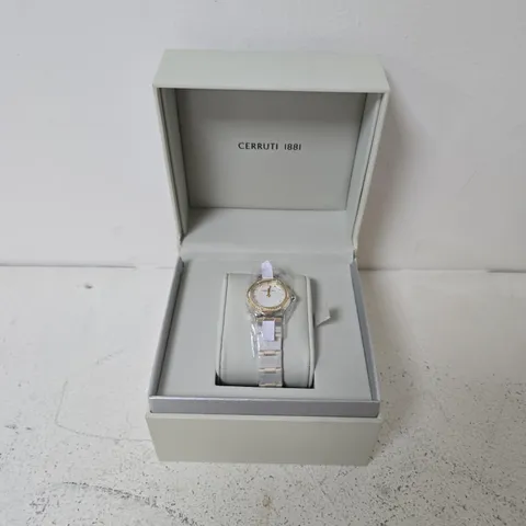 BOXED CERRUTI 1881 WOMEN RENDINARA WATCH