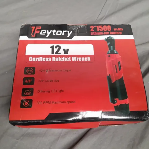 FEUTORY 12V CORDLESS RATCHET WRENCH 