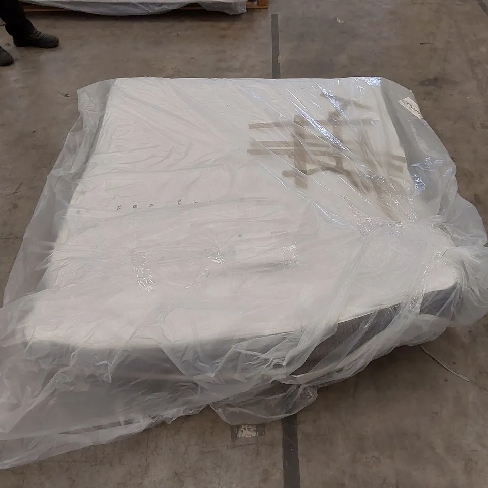 QUALITY BAGGED 4'6" DOUBLE MEMORY FOAM OPEN COIL MATTRESS