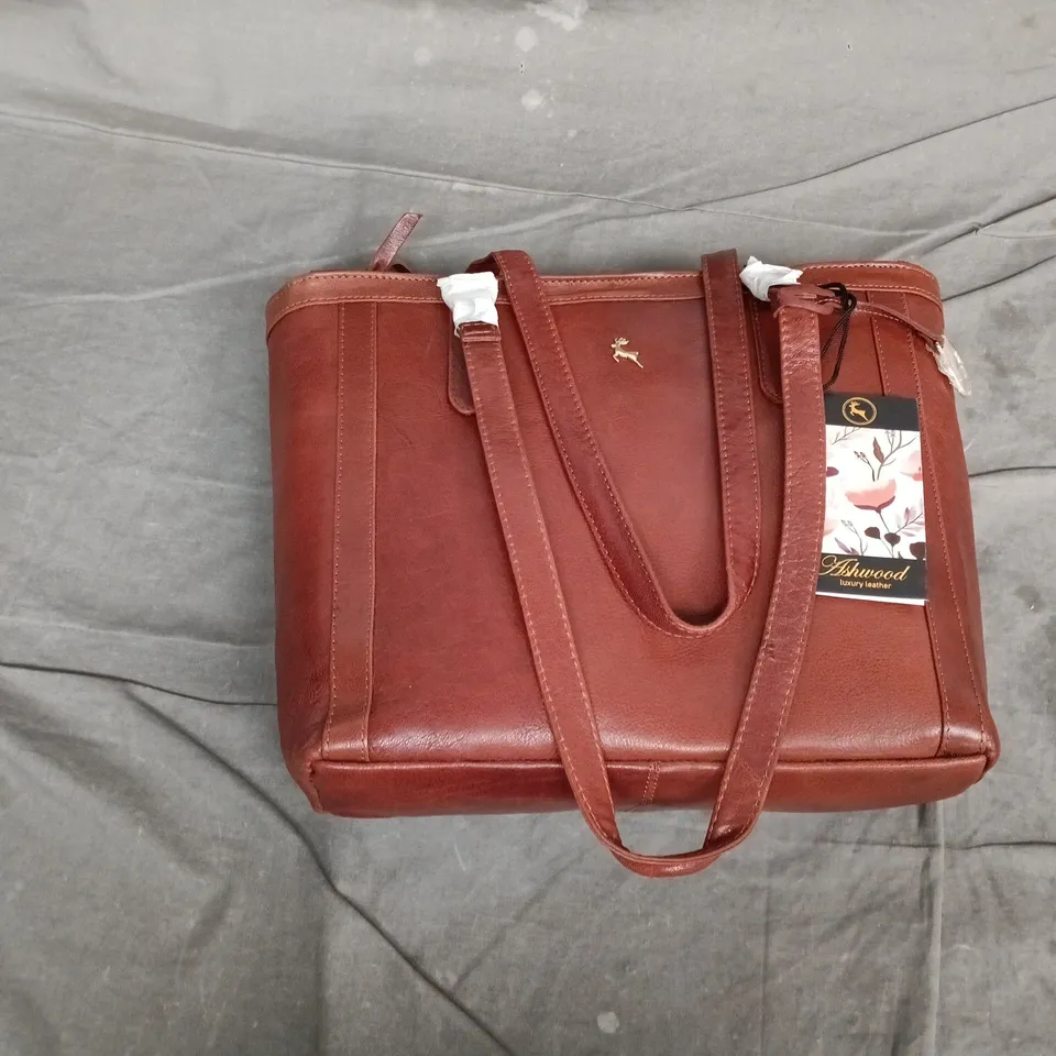 ASHWOOD ISABEL COGNAC LUXURY LEATHER HANDBAG