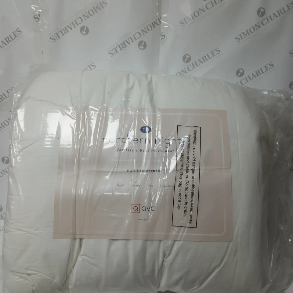 PUR FEATHER BY NORTHERN NIGHTS EXTRA DEEP FEATHERBED - DOUBLE 