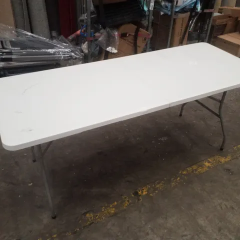 KEPLIN FOLDING PLASTIC TABLE - APPROXIMATELY 180CM