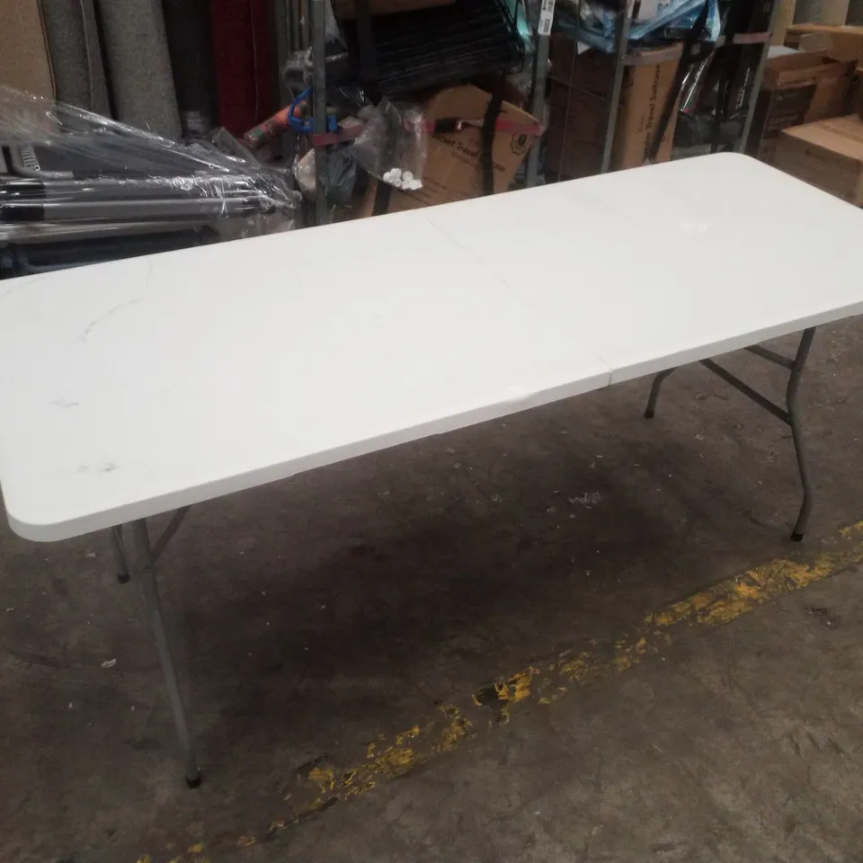 KEPLIN FOLDING PLASTIC TABLE - APPROXIMATELY 180CM