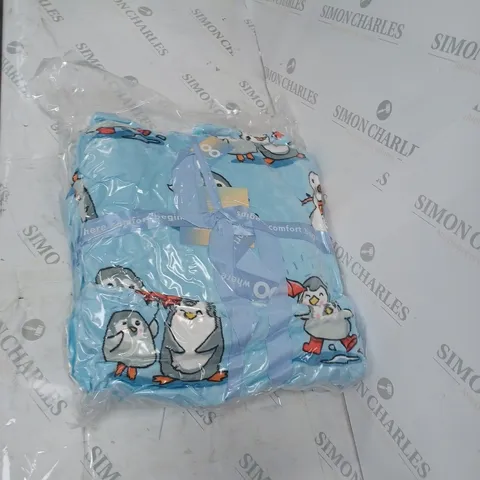 MENS HOODED BLANKET- PENGUINS