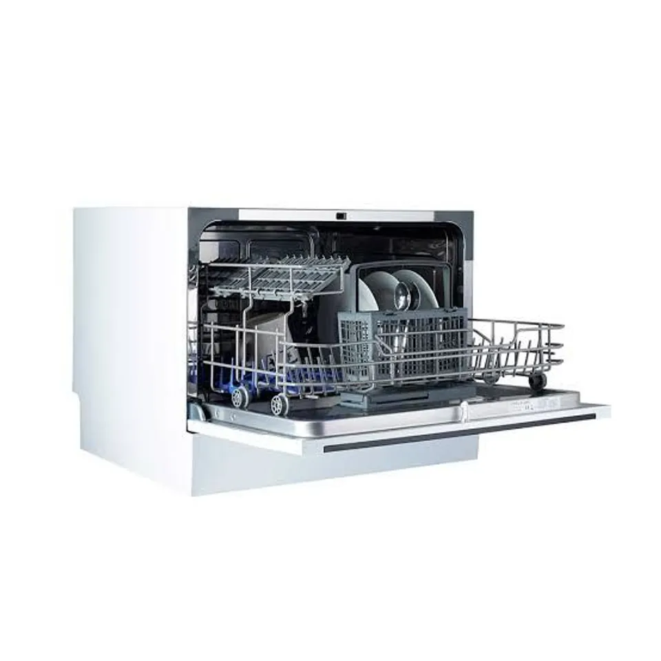 BOXED COOKOLOGY CTTD6WH/D 6 PLACE SETTINGS TABLE TOP DISHWASHER – WHITE
