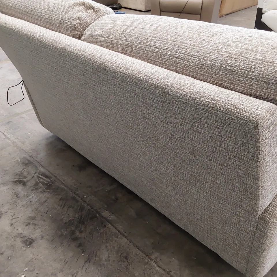 QUALITY BRITISH DESIGNER G PLAN STRATFORD TWO SEATER SOFA LOOM SHALE FABRIC 