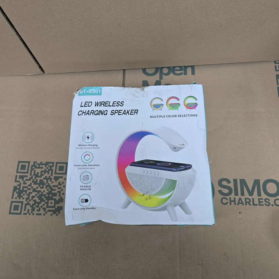 LED WIRELESS CHARGING SPEAKER – PORTABLE AUDIO