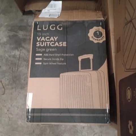 BOXED LUGG TRAVEL SUITCASE