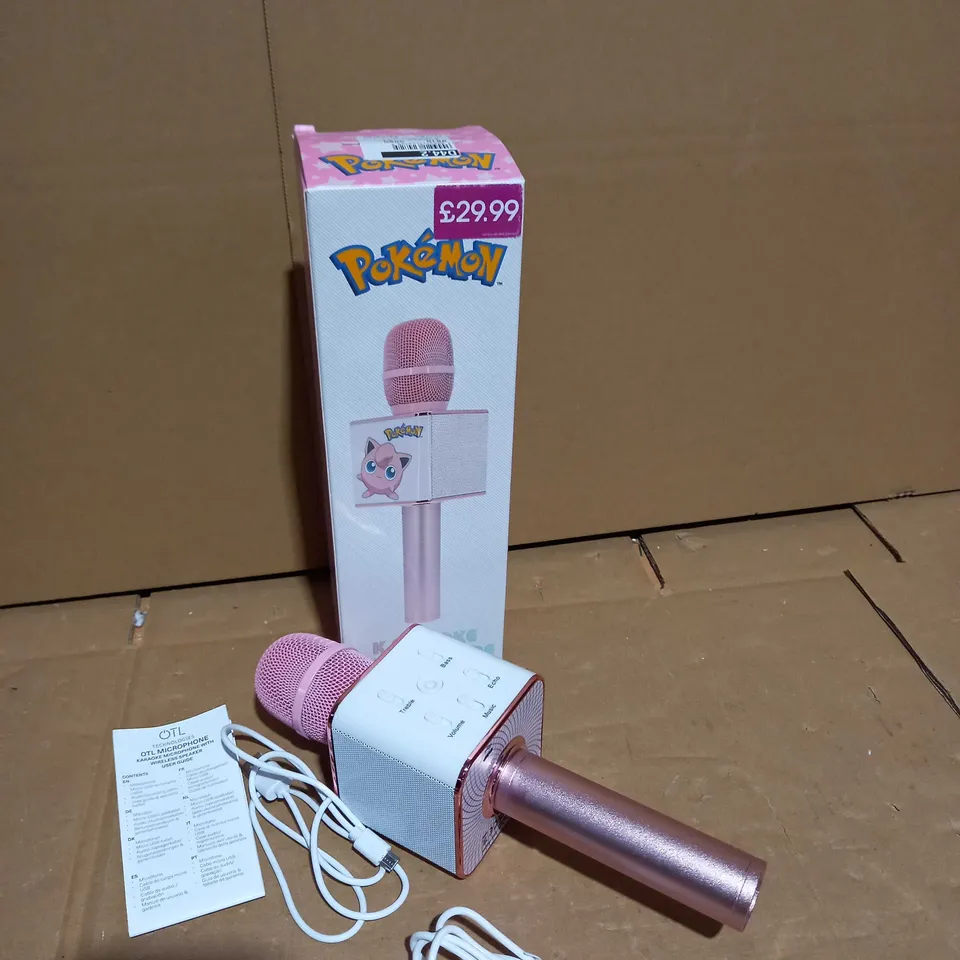 POKEMON KARAOKE MICROPHONE WITH WIRELESS SPEAKER 