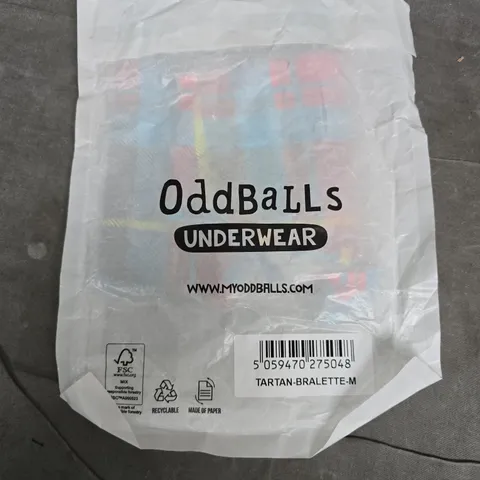 BAGGED ODDBALLS TARTAN BRALETTE - MEDIUM