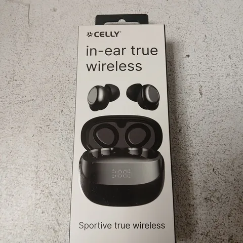CELLY IN-EAR TRUE WIRELESS EARBUDS 