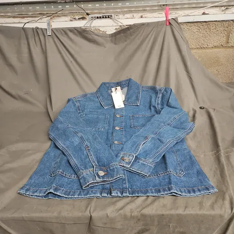 MANGO DENIM JACKET EXTRA SMALL WITH TAGS